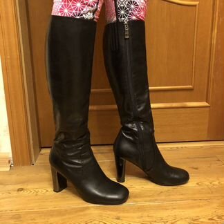 Кожаные сапоги carlo pazolini 38 размер