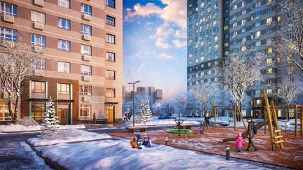 2-к квартира, 54.7 м², 18/19 эт.