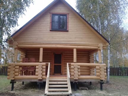 Сруб дома-бани