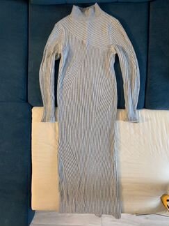 Трикотажное платье макси в рубчик ASOS