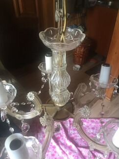 Люстра и бра хрусталь Чехия