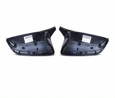 Накладки зеркал BMW G30 М чёрные