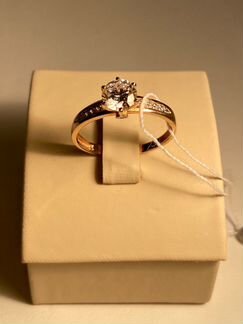 Золотое кольцо Swarovski