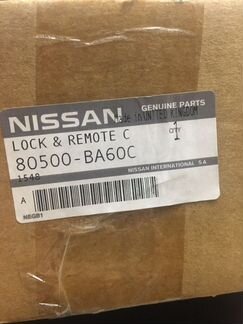 Электрозамок 80500BA60C Nissan оригинал (новый)