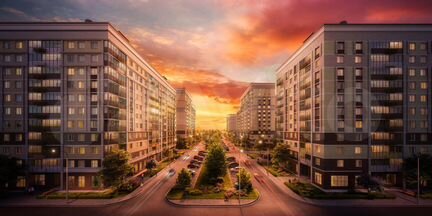 3-к квартира, 74.6 м², 2/14 эт.