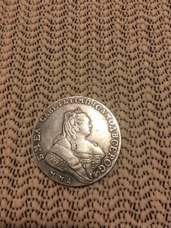 Рубль 1749 года монета