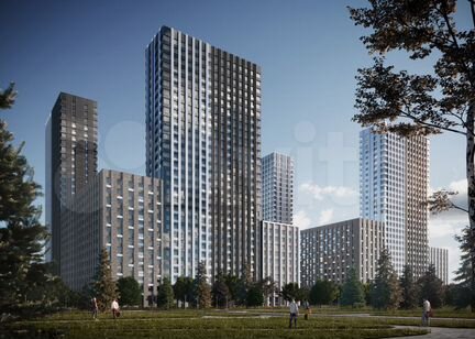 3-к квартира, 66.1 м², 29/30 эт.