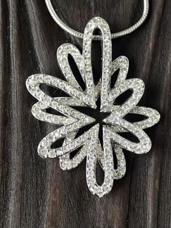 Подвеска Swarovski снежинка