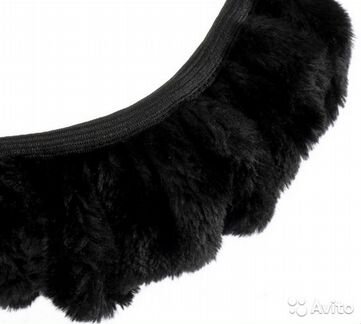 Мягкая плюшевая оплетка на руль