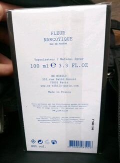 Fleur Narcotique Ex Nihilo 100 ml