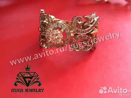 Золотой комплект с бриллиантами Graff