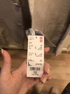 Льняной мужской пиджак юникло L