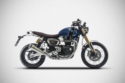 Triumph scrambler 1200 Полный Выхлоп от zard
