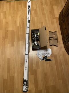 Новые горные Лыжи+крепления Head SGL 207 race plat