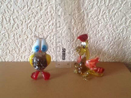 Сувенир. Фигурка из стекла.(дракон) сова продана