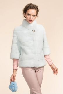 Шуба из норки, автоледи Арт 1156. Размер 44