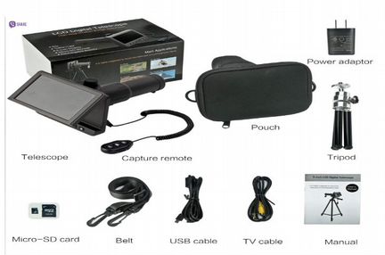 Цифровой Монокуляры бинокль Камера 50x1080P