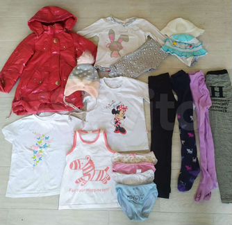 Одежда для девочки пакетом на рост 120