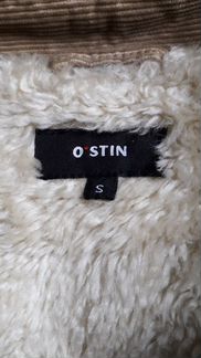 Вельветовая куртка с иск. мехом р.S (42/44)