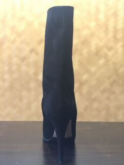 Итальянские замшевые полусапоги