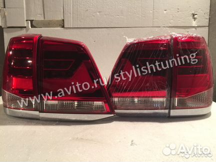 Комплект фонарей Toyota Land Cruiser 200 стиль2016