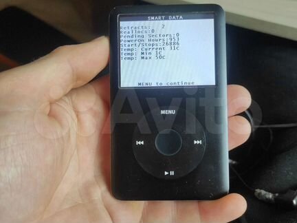 Плеер iPod classic 6 поколение 80 gb