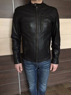 Selected Homme Новая Кожаная фирменная куртка р50