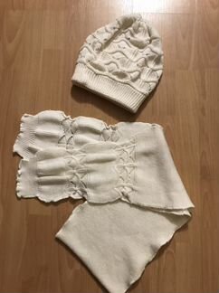 Шапка и шарф комплект