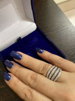 Кольцо 750 проба 10,5 грамм с бриллиантами