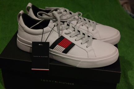 Новые кожаные кеды Tommy Hilfiger flag 41 - 45rus