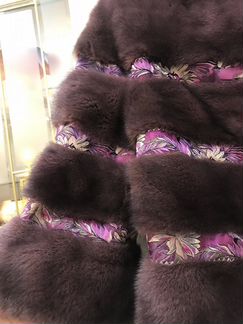 Оригинальная норковая шуба