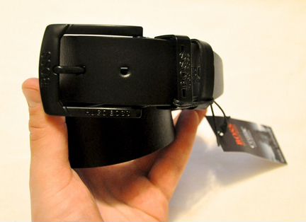 Мужской ремень / Hugo Boss / новый (черный)