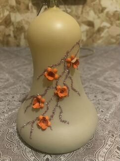 Елочная игрушка колокольчик 14 см