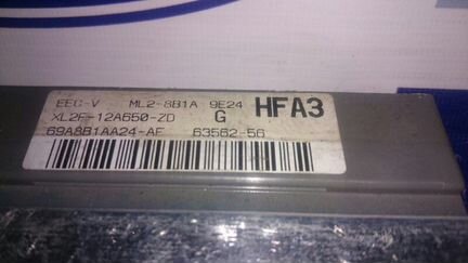 Эбу Двигателя ML-2 / B1A8M14 / HFA2