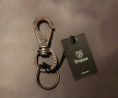 Ключница Brixton Scroll Key Clip Copper