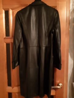 Пальто кожаное