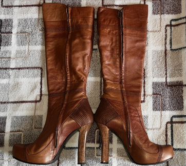 Сапоги 38 кожа