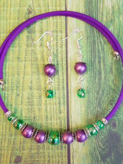 Чокер и серьги (комплект)