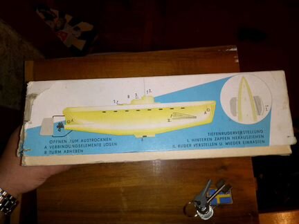 Электрическая подводная лодка «Дельфин». Винтаж