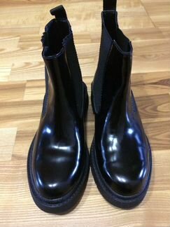 Ботинки calvin klein jeans кож. разнопарки 36/35