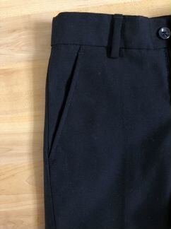 Синий школьный брючный костюм stenser