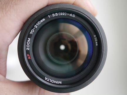 Светлый телевик sony minolta AF 70-210 мм 3,5-4,5