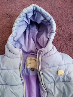 Куртка для девочки осенне-зимняя теплая р.92