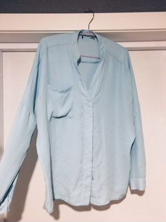 Рубашка голубая