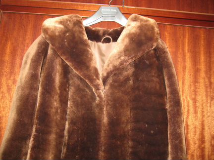 Шуба из мутона