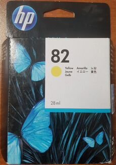 Картридж HP 82 (CH568A), желтый