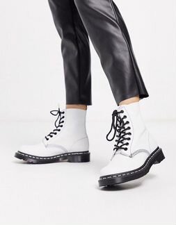 Ботинки женские Dr. Martens белые (36-40)