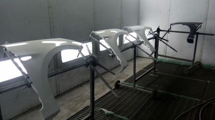 Крылья белые PGU на Хендай Солярис