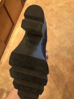 Сапоги ботфорты Ash 39 черные на каблуке