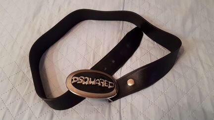 Кожаный ремень dsquared